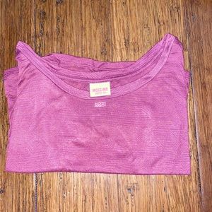 Geometric Printed See Through Crop Top